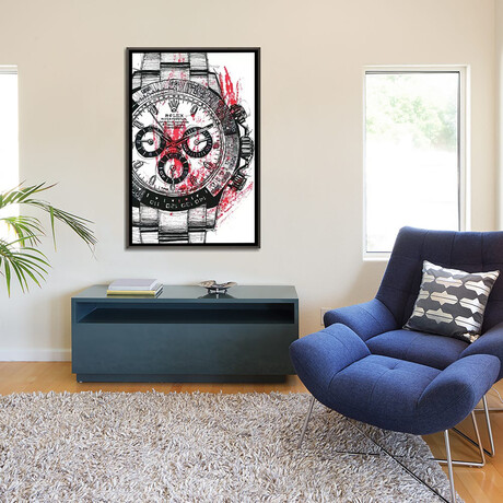 Daytona Cosmograph by Frank Banda (26"H x 18"W x 0.75"D)