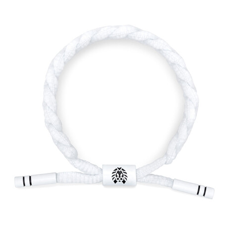 Level 1 Braided Bracelet // White
