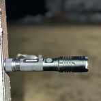 LED Rechargeable Flashlight + Power Bank // Black