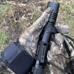 LED Rechargeable Flashlight + Power Bank // Black