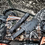 LED Rechargeable Flashlight + Power Bank // Black