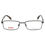 Men's Rectangular Optical Frames // Matte Black