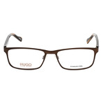 Men's Stainless Steel Optical Frames // Brown