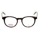 HUGO // Men's Round Optical Frames // Tortoise