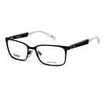 Men's Stainless Steel Optical Frames // Black-White