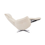 Ardon // Power Pedestal Recliner with Headrest (Capri White)