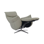 Ardon // Power Pedestal Recliner with Headrest (Capri White)