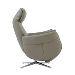 Ardon // Power Pedestal Recliner with Headrest (Capri White)