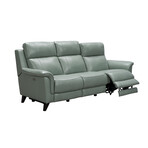 Kester // Sofa with Power Recline + Power Headrest (Laurel Cream)