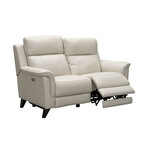 Kester // Loveseat with Power Recline + Power Headrest (Laurel Cream)