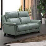 Kester // Loveseat with Power Recline + Power Headrest (Laurel Cream)