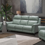 Kester // Sofa with Power Recline + Power Headrest (Laurel Cream)