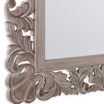 Natural Scroll Framed Mirror