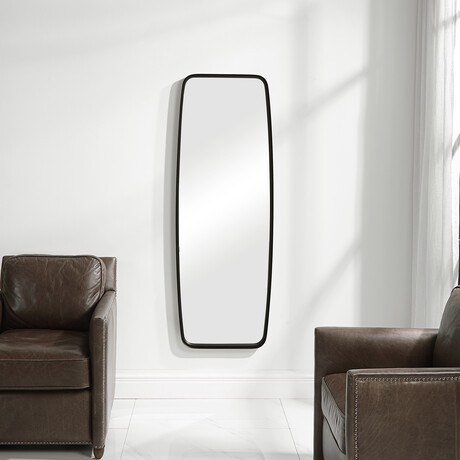 Inset Retangular Mirror // 60" (Black)