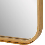 Rectangular Vanity Mirror with Rounded Corners (Black)