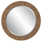 Round Pine Mirror // Natural Finish