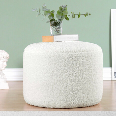 Skylee Sitting Cushion // Faux Fur (Coffee)