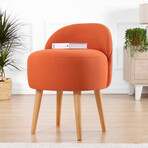 Corvile // Linen + Wood Legs (Cream)