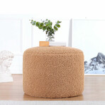 Skylee Sitting Cushion // Faux Fur (Coffee)