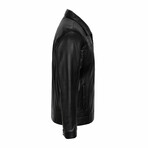 Stefan Leather Jacket // Black (L)