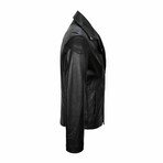 Reed Leather Jacket // Black (M)