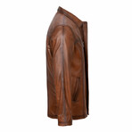 Colt Leather Jacket // Brown (M)