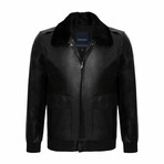 Caleb Leather Jacket // Black (M)