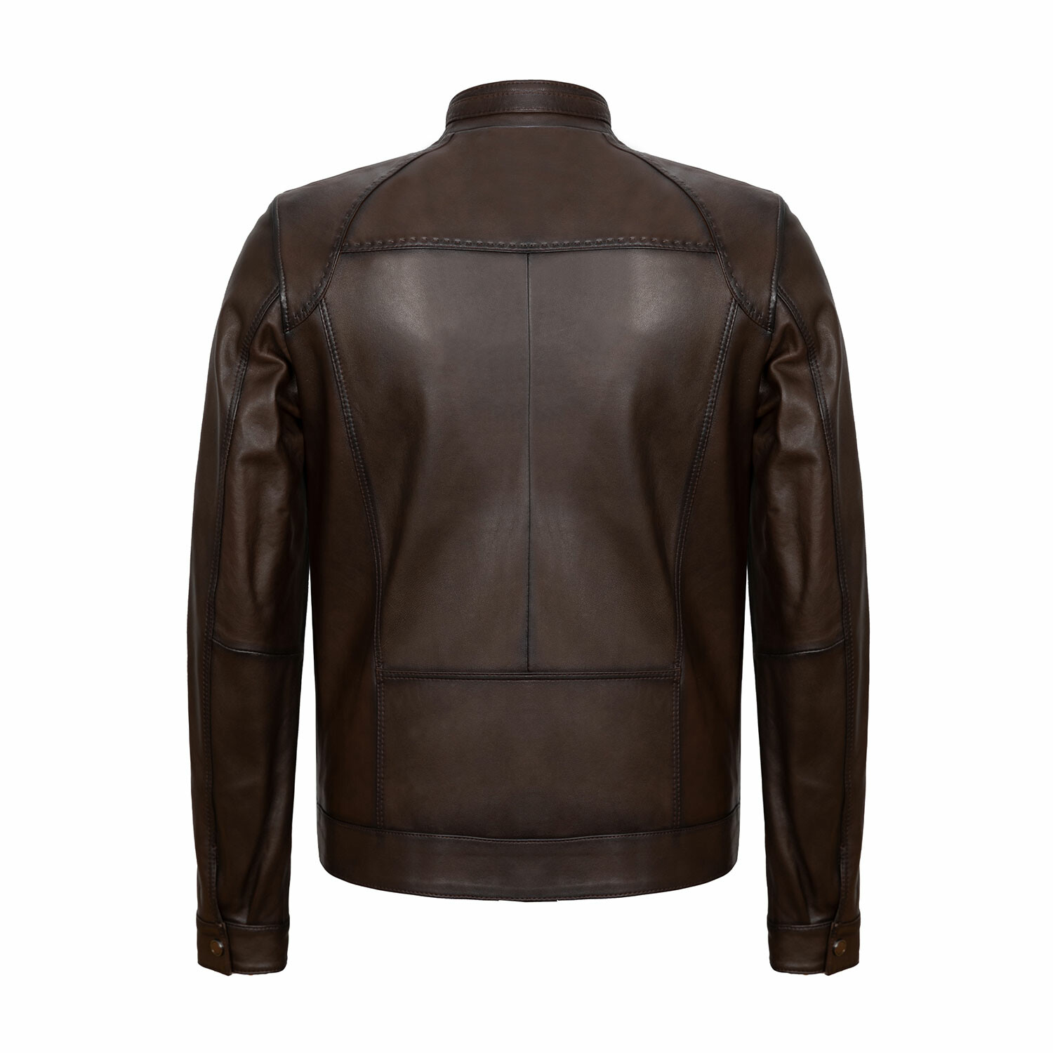 Racer Jacket // Brown (L) - Upper Project Leather Jacket - Touch of Modern
