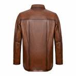 Colt Leather Jacket // Brown (L)