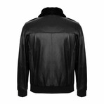 Caleb Leather Jacket // Black (S)