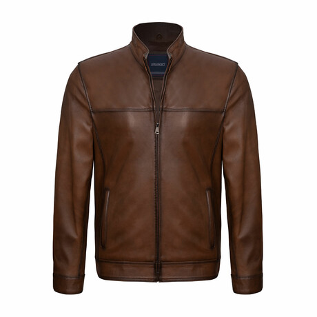 Racer Jacket // Light Brown (XS)