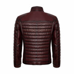 Quilted Jacket // Bordeaux (L)