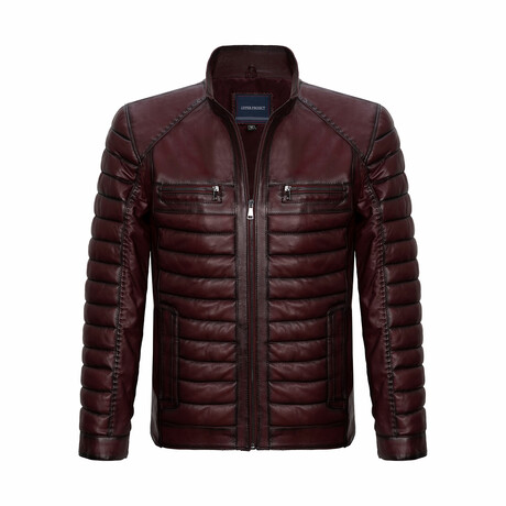 Quilted Jacket // Bordeaux (XS)