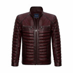 Quilted Jacket // Bordeaux (XL)