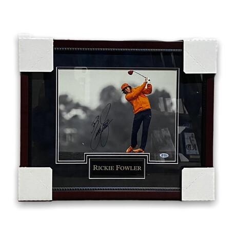 Rickie Fowler // Signed Photograph + Framed