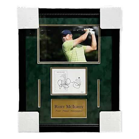 Rory Mcilroy // Signed Scorecard + Framed