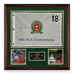 Tiger Woods // Signed 2006 PGA Championship Flag + Framed // Limited Edition #D/500