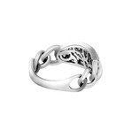 18K White Gold Diamond Ring // Ring Size: 6.75 // New
