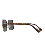 Unisex PO2475S Polarized Sunglasses // Gunmetal Havana + Smoke