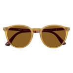 Men's PO3152S Sunglasses // Matte Crystal Yellow + Brown