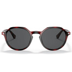 Unisex PO3255S Polarized Sunglasses // Red + Dark Gray