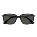 Men's PO3246S Polarized Sunglasses // Black + Dark Gray