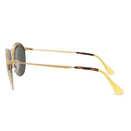 Men's PO7649S Polarized Sunglasses I // Matte Gold + Dark Gray
