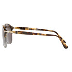Men's PO9649S Sunglasses I // Havana Brown Beige + Smoke