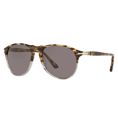 Men's PO9649S Sunglasses I // Havana Brown Beige + Smoke