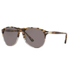 Men's PO9649S Sunglasses II // Havana Brown Beige + Smoke