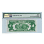 1928 $2 Small Size Legal Tender Note // PMG Certified Gem Uncirculated 65 PPQ