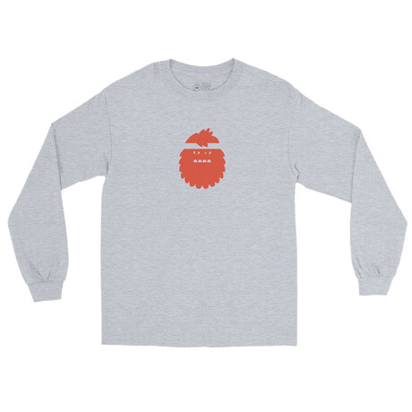 Bigfoot Kick Logo Long Sleeve Tshirt // Gray (S)
