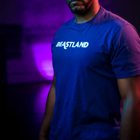 Welcome to Beastland Tshirt  // Royal (S)