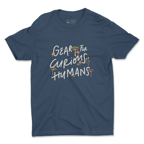 Gear for Curious Humans Tshirt // Navy (S)